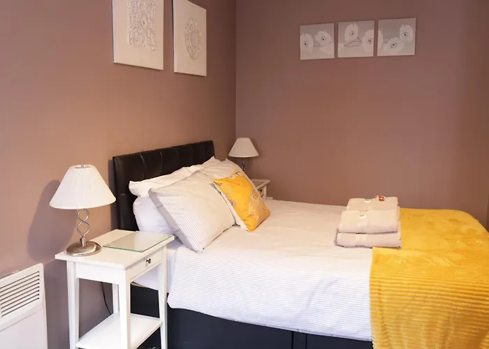 Modern 1 Bedroom Apartment Free Parking Wifi Near City Centre *